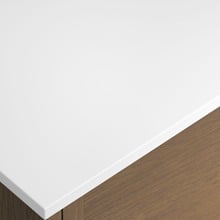 Cali 1200mm Walnut Wall Hung Vanity with Basin & Shaving Cabinet Package